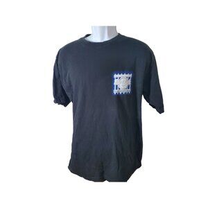 Hard Rock Cafe London Vintage T-Shirt Black With Colorful Back Graphic Size L